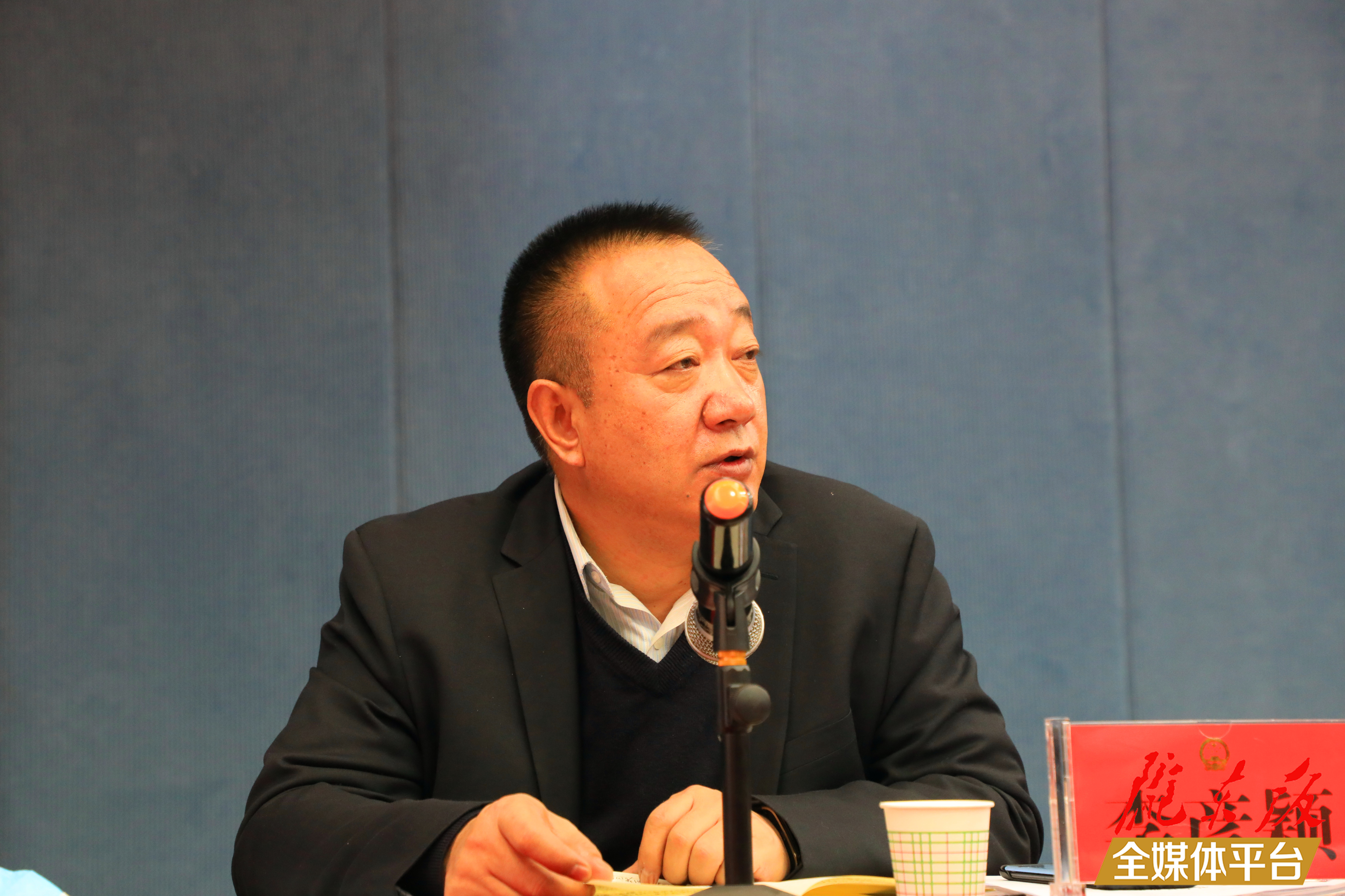 人大代表李彥穎參加分組審議時發(fā)言。