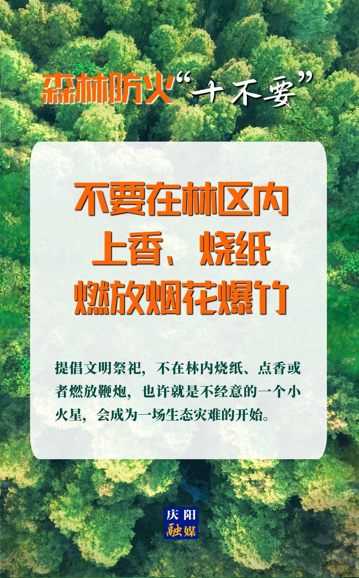 【微海報】森林防火“十不要”④丨不要在林區(qū)內(nèi)上香、燒紙、燃放煙花爆竹