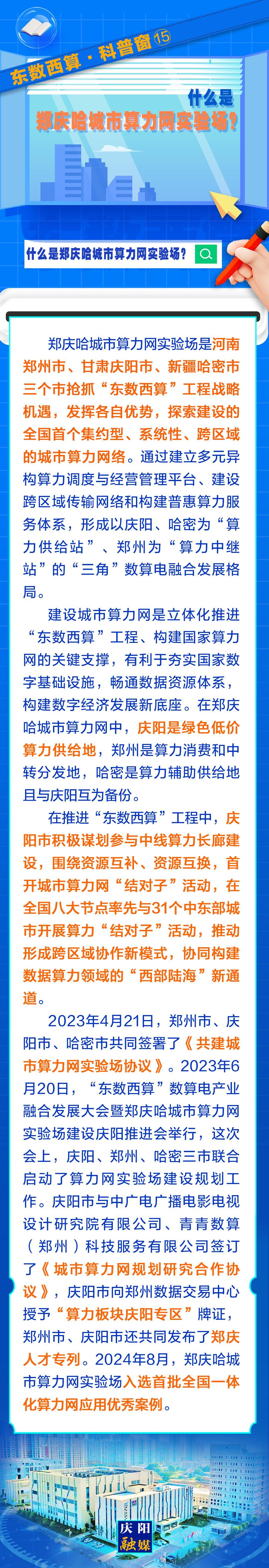 東數(shù)西算·科普窗⒂｜什么是鄭慶哈城市算力網(wǎng)實驗場？