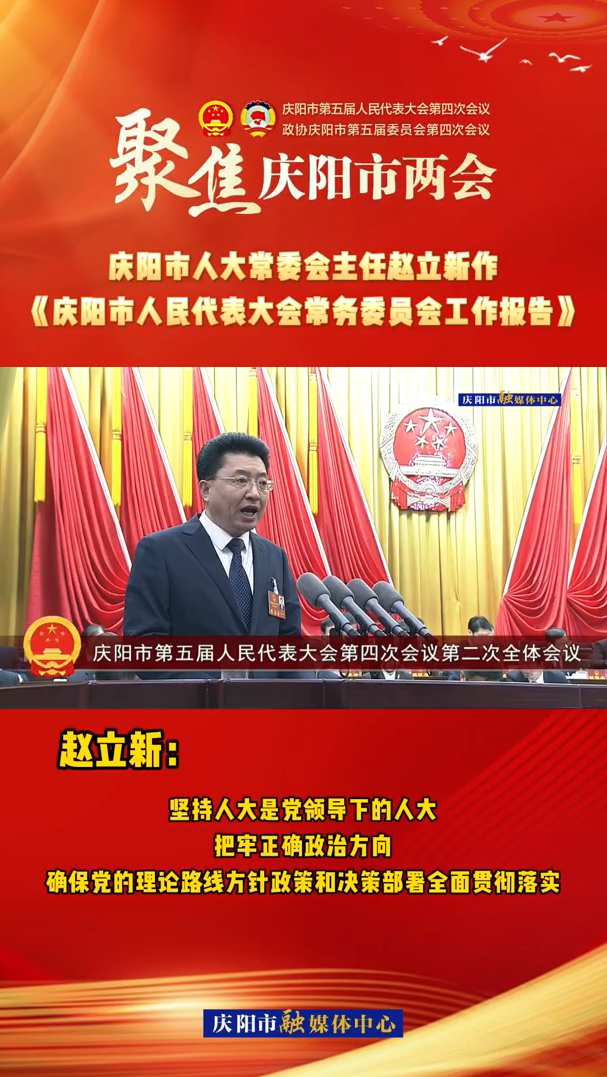 兩會(huì)V視(28)丨趙立新：堅(jiān)持人大是黨領(lǐng)導(dǎo)下的人大，把牢正確政治方向，確保黨的理論路線方針政策和決策部署全面貫徹落實(shí)